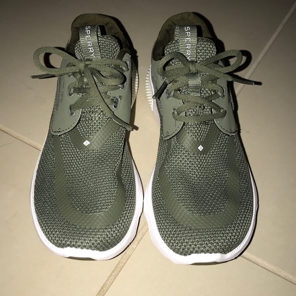 Olive Green Sperrys